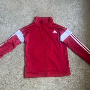 red adidas jacket